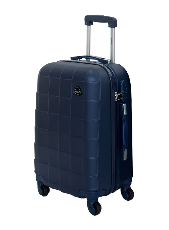 Senator Travel Bag LargeLightweight ABS Hard Sided Luggage Trolley 28 Inch Suitcase Navy Blue