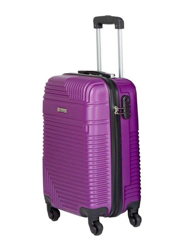 Senator KH120 Medium Hard Case Luggage Suitcase with 4 Spinner Wheels, 24-Inch, Purple