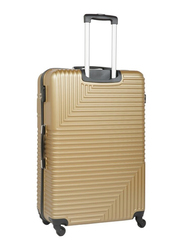 Senator KH120 Medium Hard Case Luggage Suitcase with 4 Spinner Wheels, 24-Inch, Gold