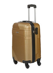 Senator KH120 3-Piece Hard-Shell Luggage Suitcase Set with 4 Spinner Wheels, Gold