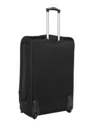 Senator KH247 Large Soft-Shell Hand Luggage Trolley Bag, 28-Inch, Black