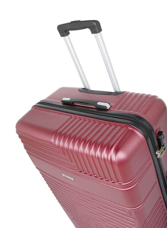 Senator KH120 Small Hard Case Carry On Luggage Suitcase with 4 Spinner Wheels, 20-Inch, Burgundy
