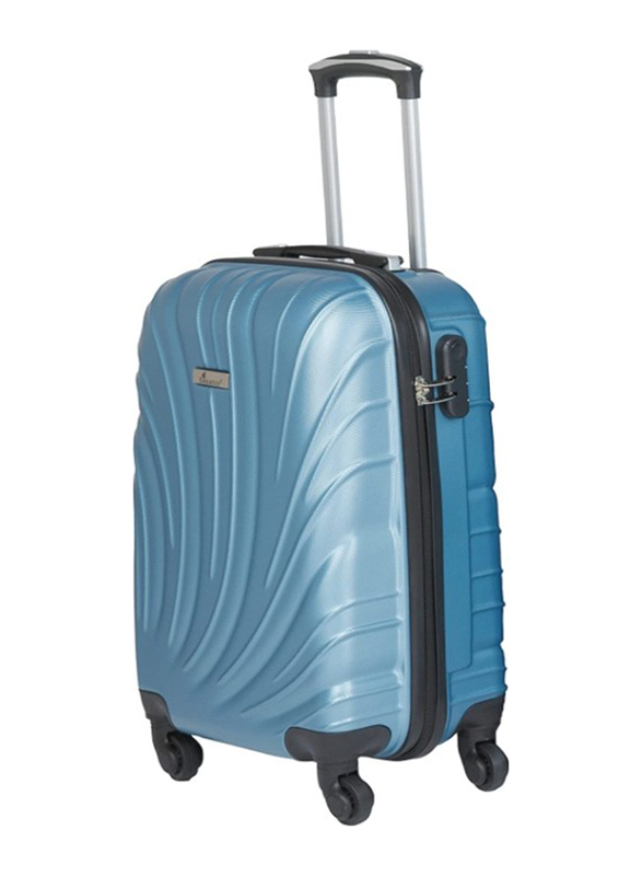Senator KH115 3-Piece Hard Shell Luggage Suitcase Set with 4 Spinner Wheels, Light Blue
