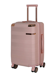 Senator Travel Bags Lightweight ABS Hard Sided Trolley Luggage Set of 3 Suitcases Milk Pink