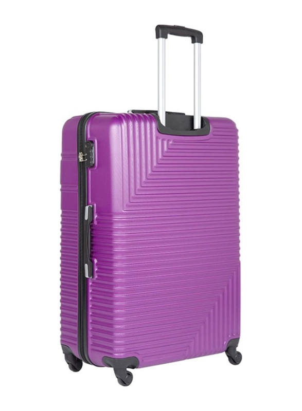 Senator KH120 Medium Hard Case Luggage Suitcase with 4 Spinner Wheels, 24-Inch, Purple