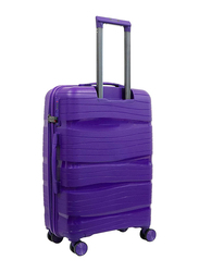 Senator Travel Bag Small Lightweight PP Hard Sided Luggage Trolley 20 Inch Suitcase Purple