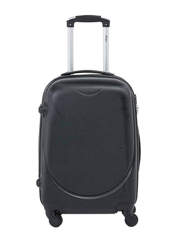 Senator KH134 Small Hard Side Carry-On Luggage Suitcase with 4 Spinner Wheels, 20-Inch, Black