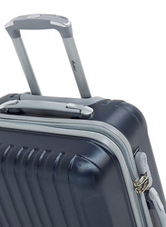 Senator KH132 Medium Lightweight Hard-Shell Checked Luggage Suitcase with 4 Spinner Wheels, 24-Inch, Navy Blue