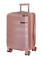 Senator A5125 3-Piece Lightweight Hard Spinning Trolley Suitcase with Built-In TSA Type Lock, 33-Inch, Rose Gold