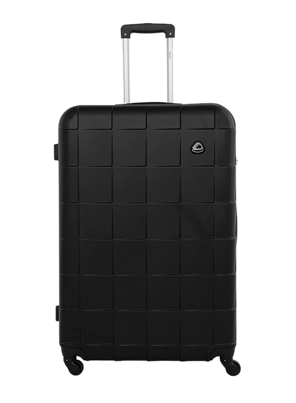 Senator Travel Bag Large Lightweight ABS Hard Sided Luggage Trolley 28 Inch Suitcase Black