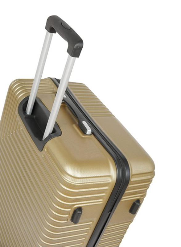 Senator KH120 Small Hard Case Carry On Luggage Suitcase with 4 Spinner Wheels, 20-Inch, Gold