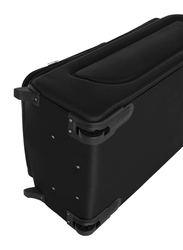 Senator KH108 Small 2W Soft-Shell Luggage Suitcase, 20-inch, Black