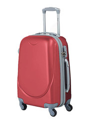 Senator KH134 3-Piece Lightweight Hard-Shell Luggage Suitcase Set, Red