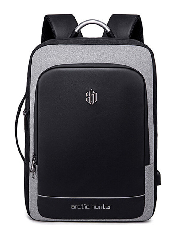 

Arctic Hunter 17-inch Business Expandable Travel Backpack, B00227L, Dark Grey