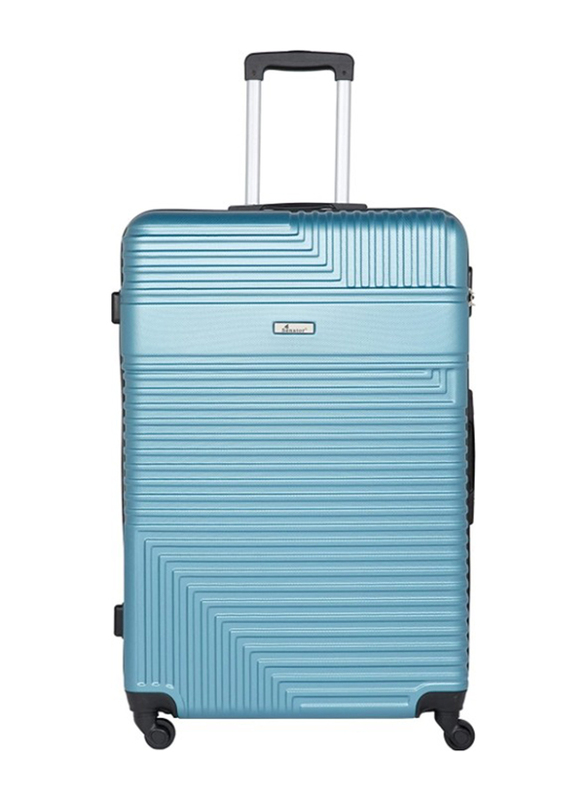 Senator KH120 Medium Hard Case Luggage Suitcase with 4 Spinner Wheels, 24-Inch, Light Blue