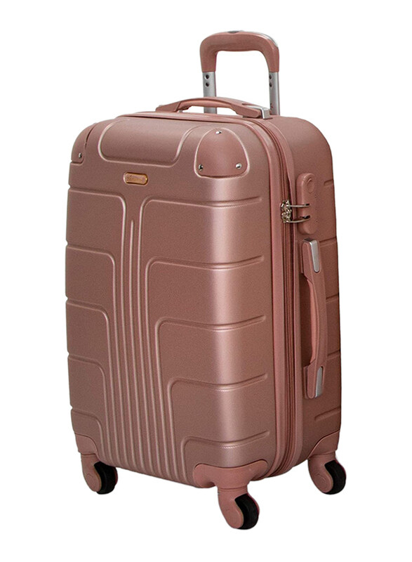 

Senator Suitcase Extra Large Lightweight ABS Hard Sided Trolley Luggage 32 Inch Travel Bag Rose Gold