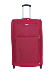 Senator KH247 Large Soft-Shell Hand Luggage Trolley Bag, 28-Inch, Red