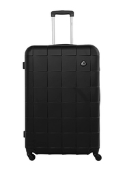 Senator Travel Bags Lightweight ABS Hard Sided Trolley Luggage Set of 3 Suitcases Black