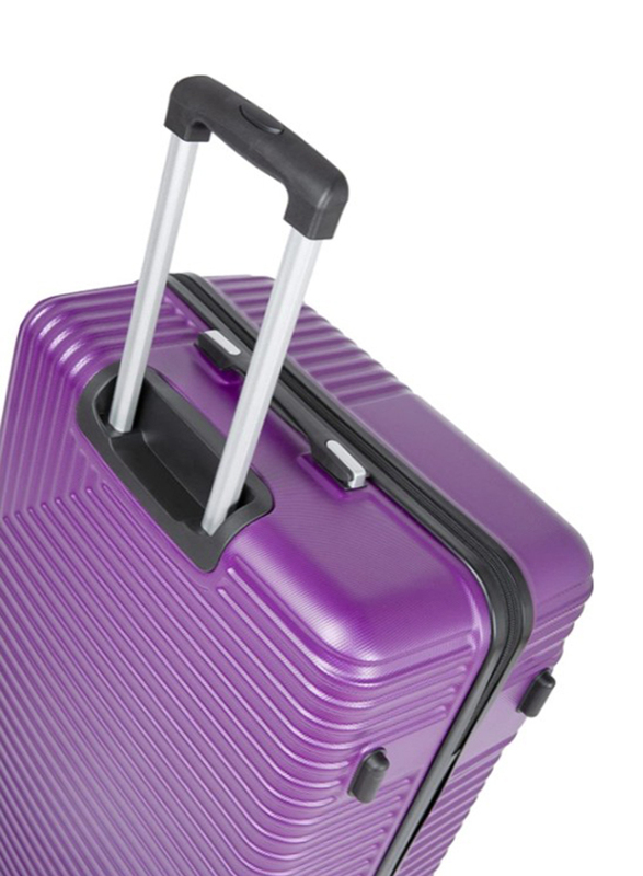 Senator KH120 Small Hard Case Carry On Luggage Suitcase with 4 Spinner Wheels, 20-Inch, Purple