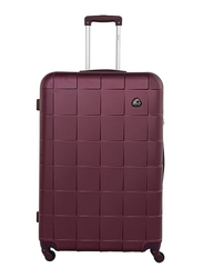 Senator Travel Bag Large Lightweight ABS Hard Sided Luggage Trolley 28 Inch Suitcase Burgundy