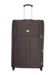 Senator KH108 3-Piece Soft-Shell Luggage Suitcase Set with 2 Wheels, Brown