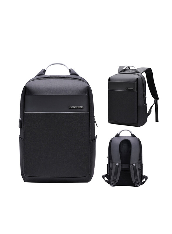 

Arctic Hunter 15.6-inch Laptop Backpack with USB Charging Port, B00218, Black