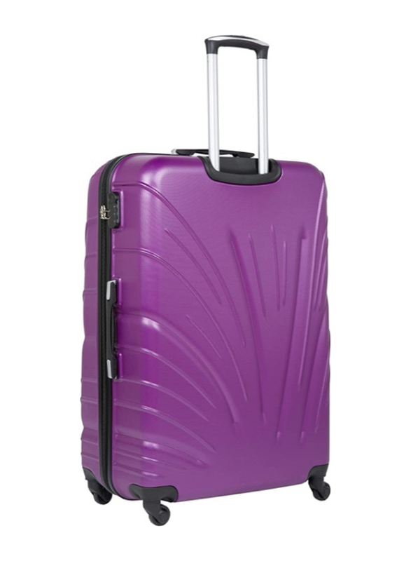 Senator KH115 Small Hard Case Carry On Luggage Suitcase with 4 Spinner Wheels, 20-Inch, Purple