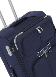Senator LL003 Extra Large Soft-Shell Carry-On Luggage Trolley Bag, 32-Inch, Navy Blue