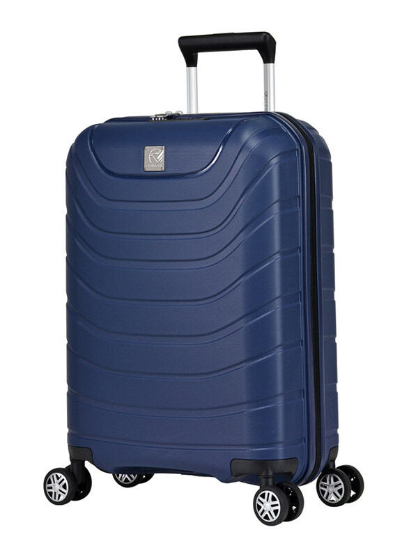 

Eminent Hard Case PP Lightweight Fashion Trolley Luggage Suitcase with 4 Spinner Wheels, 28 Inch, B0011-28_DRKBLUE, Dark Blue