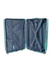 Senator A5125 3-Piece Lightweight Hard Spinning Trolley Suitcase with Built-In TSA Type Lock, 33-Inch, Light Green