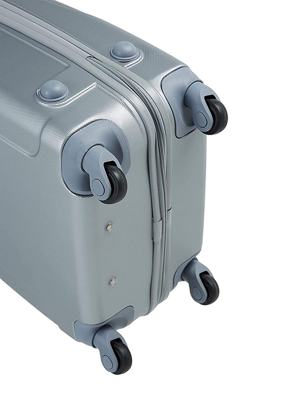 Senator KH134 3-Piece Lightweight Hard-Shell Luggage Suitcase Set, Silver