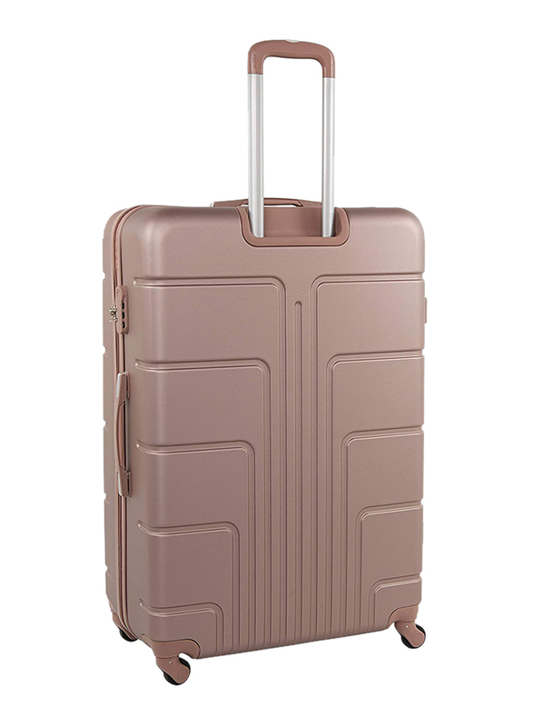 Senator A1012 3-Piece Hard Shell Spinning Luggage Suitcase, 20/24/28-Inch, Rose Gold