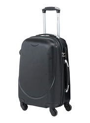 Senator KH134 3-Piece Lightweight Hard-Shell Luggage Suitcase Set, Black