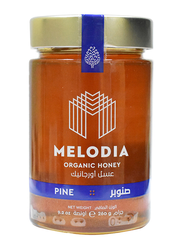 

Melodia Organic Pine Honey, 260g