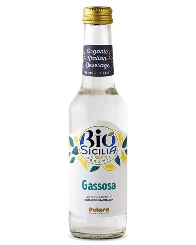 

Polara Sweet and Sour Oragnic Italian GASSOSA - Lemon Flavored Soft Drink