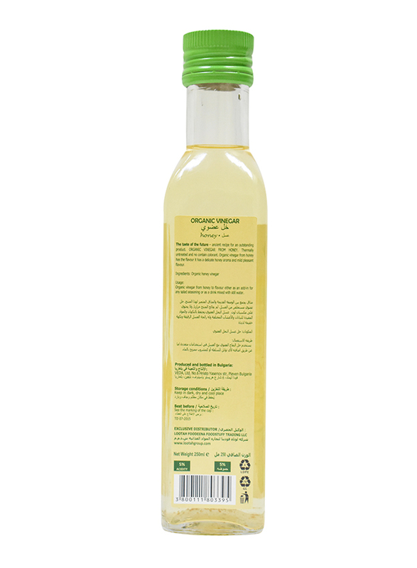 Veda Pleven Organic Honey Vinegar, 250ml